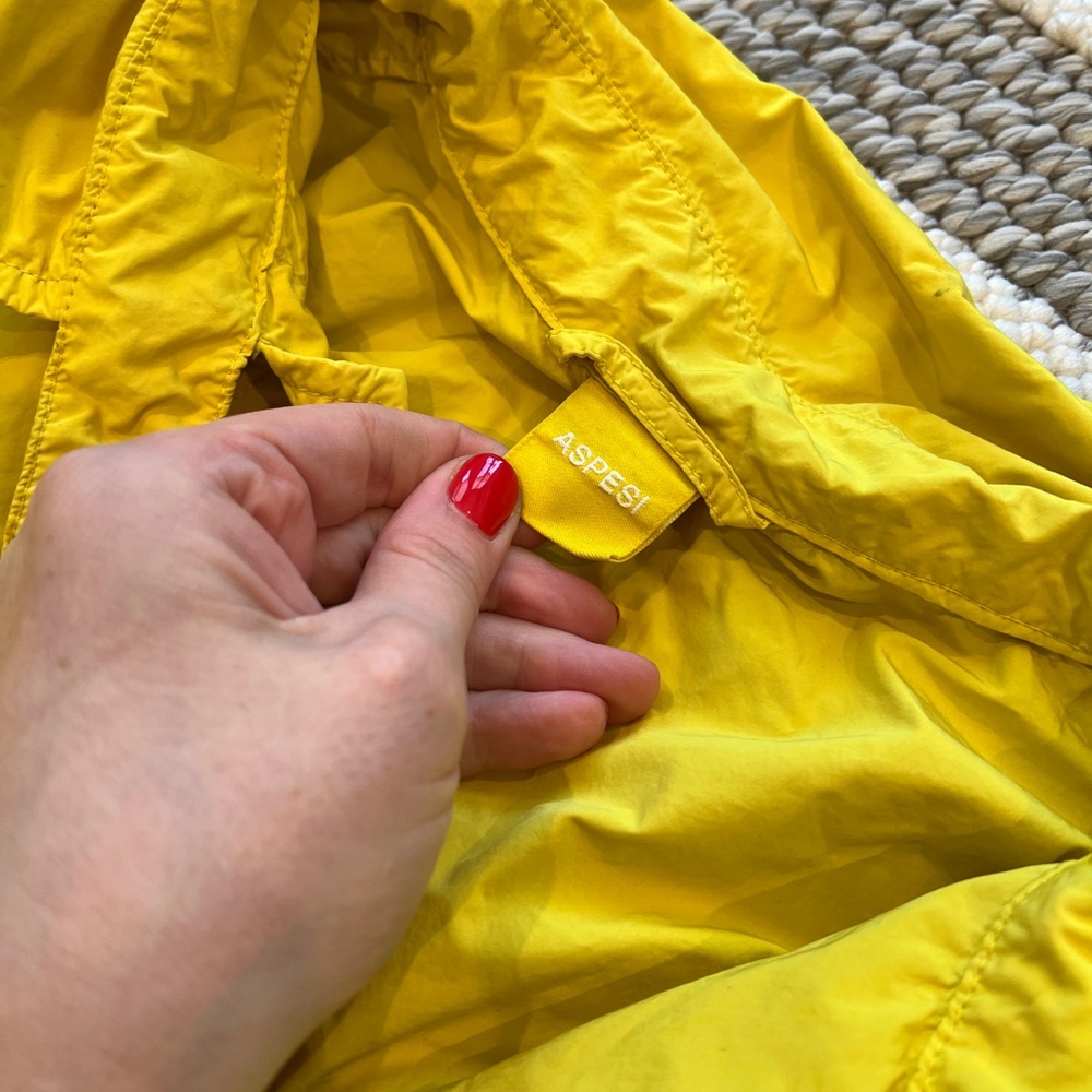 Aspesi Yellow Jacket Size Small - image 3